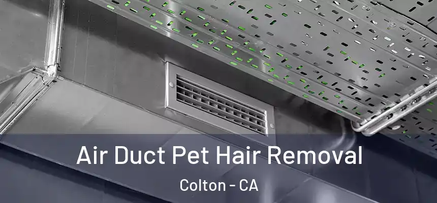 Air Duct Pet Hair Removal Colton - CA