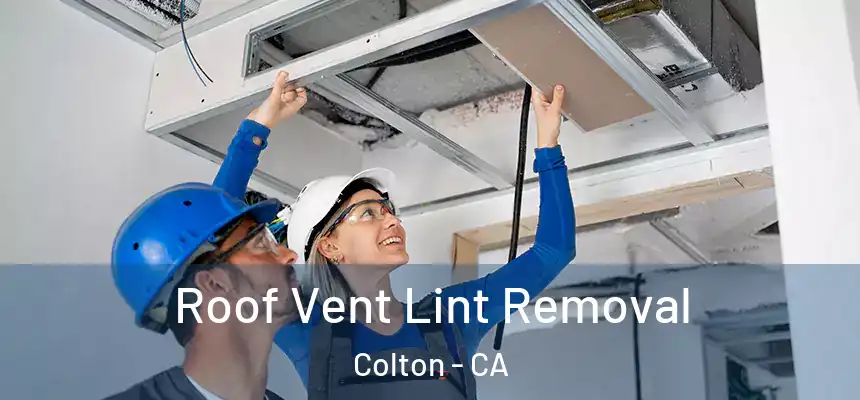 Roof Vent Lint Removal Colton - CA